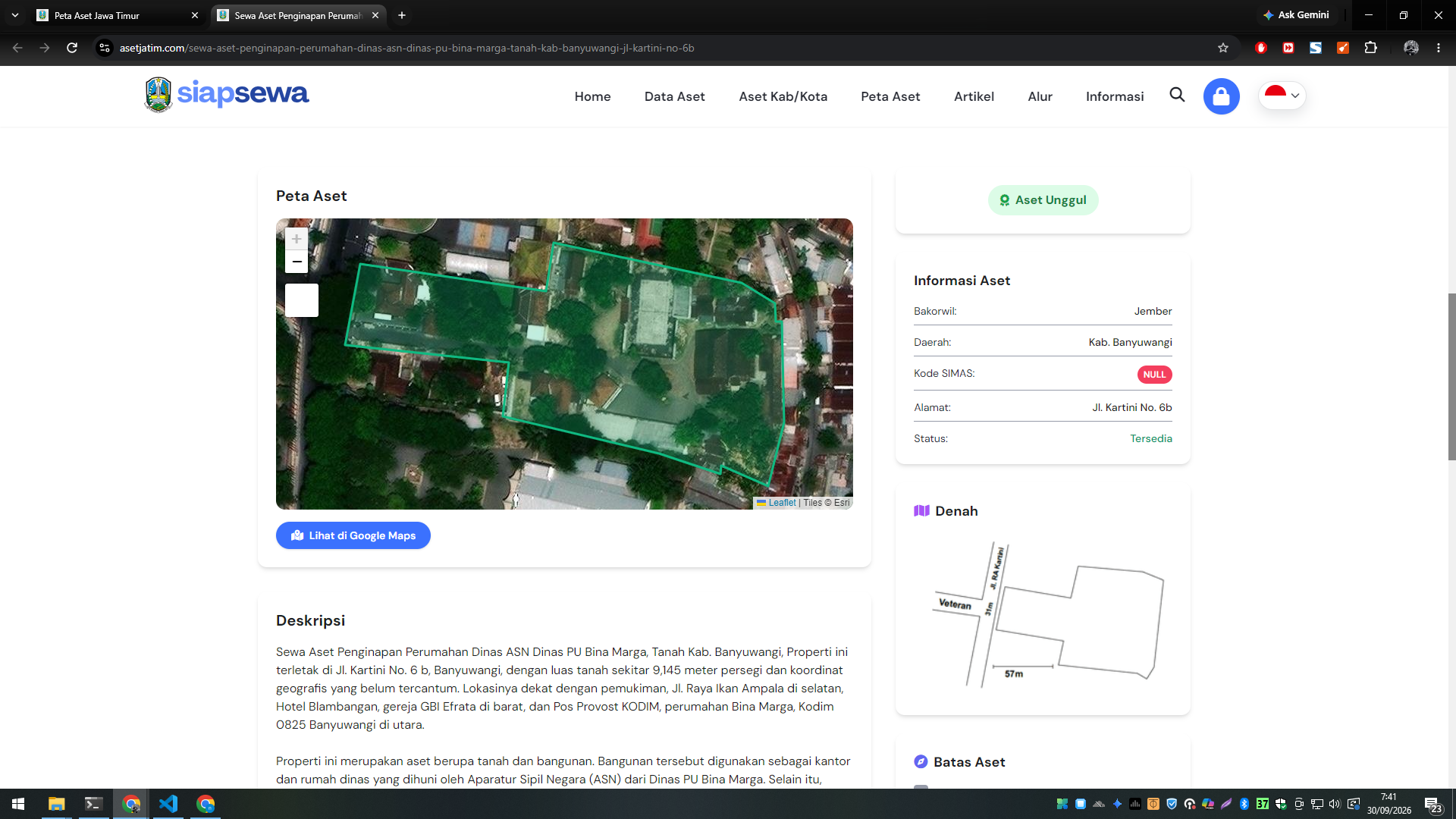 ASETJATIM.COM — Platform Digital Pemanfaatan Aset Pemerintah Provinsi Jawa Timur — tampilan 9
